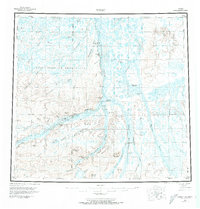 Umiat 1956 topographic map thumbnail