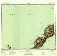 Umnak 1951 topographic map preview