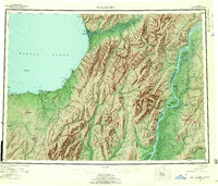 Unalakleet 1952 topographic map thumbnail