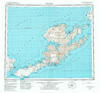 Unalaska 1951 topographic map thumbnail