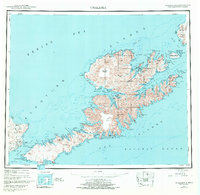 Unalaska 1951 topographic map thumbnail