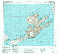 Unalaska 1951 topographic map preview