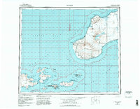 Unimak 1951 topographic map thumbnail