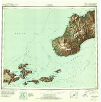 Unimak 1951 topographic map thumbnail