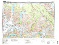 Valdez 1960 topographic map thumbnail