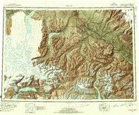 Valdez 1952 topographic map thumbnail