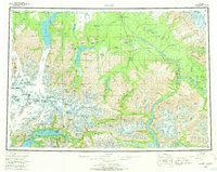 Valdez 1960 topographic map thumbnail