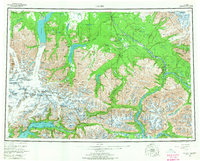 Valdez 1960 topographic map thumbnail