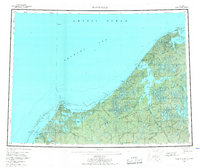 Wainwright 1955 topographic map thumbnail