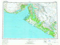 Yakutat topographic map thumbnail