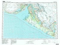 Yakutat 1959 topographic map thumbnail