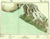 Yakutat 1951 topographic map thumbnail