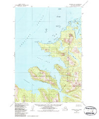Afognak B-3 1954 topographic map thumbnail
