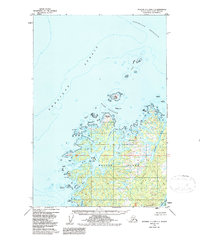 Afognak C-2 and C-3 1952 topographic map thumbnail