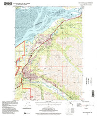 Anchorage B-7 topographic map thumbnail