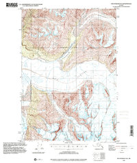 Anchorage B-4 topographic map thumbnail