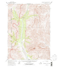Chandalar D-6 1971 topographic map thumbnail