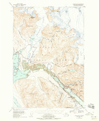 Juneau B-2 1947 topographic map thumbnail