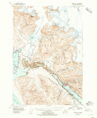 Juneau B-2 1947 topographic map thumbnail