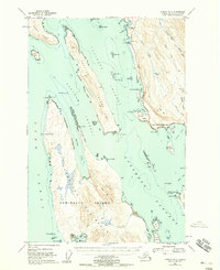 Juneau B-3 1947 topographic map thumbnail
