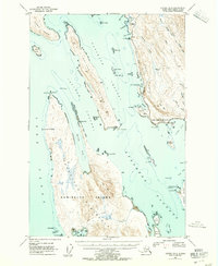 Juneau B-3 1947 topographic map thumbnail