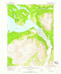 Kenai B-1 1950 topographic map thumbnail