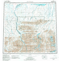 Mt. Michelson 1956 topographic map thumbnail