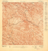 Adjuntas SE topographic map thumbnail