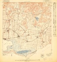 Central Aguirre NE topographic map thumbnail