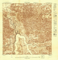 Utuado NE 1943 topographic map thumbnail