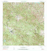 Adjuntas 1960 topographic map thumbnail