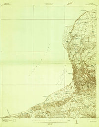 Aguadilla 1937 topographic map thumbnail