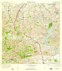 Aguas Buenas 1957 topographic map thumbnail