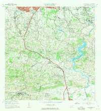 Aguas Buenas 1964 topographic map thumbnail