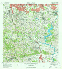 Aguas Buenas 1969 topographic map thumbnail