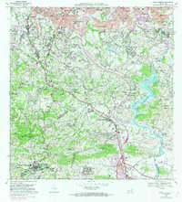 Aguas Buenas 1969 topographic map thumbnail