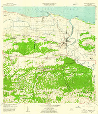 Barceloneta 1957 topographic map thumbnail