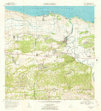 Barceloneta 1969 topographic map thumbnail