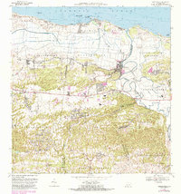 Barceloneta 1969 topographic map thumbnail