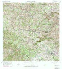 Barranquitas 1957 topographic map thumbnail