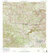 Barranquitas 1957 topographic map thumbnail