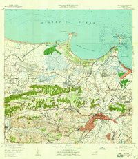 Bayamon 1957 topographic map thumbnail