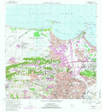 Bayamon 1969 topographic map thumbnail