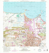 Bayamon 1969 topographic map thumbnail