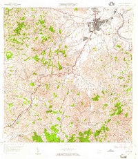 Caguas 1957 topographic map thumbnail