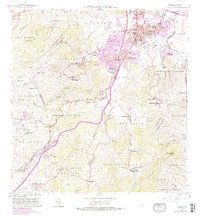 Caguas 1964 topographic map thumbnail