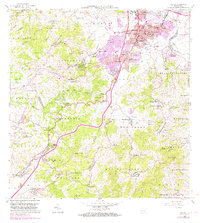 Caguas 1964 topographic map thumbnail