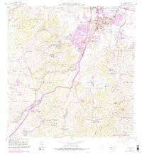 Caguas 1964 topographic map thumbnail