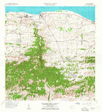 Camuy 1957 topographic map thumbnail