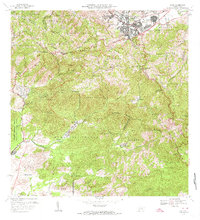 Cayey 1972 topographic map thumbnail